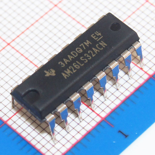 AM26LS32ACNE4|TI|IC QUAD DIFF LINE RCVR 16-DIP