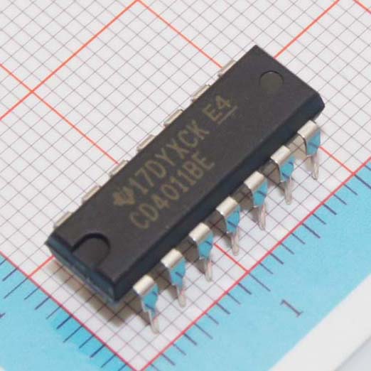 CD4011BE|TI|IC GATE NAND 4CH 2-INP 14-DIP