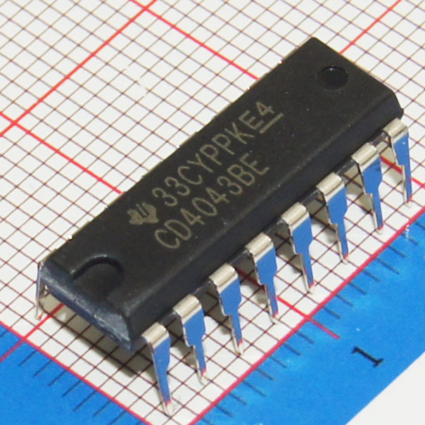 CD4043BE|TI|IC NOR R/S LATCH 3ST QUAD 16-DIP