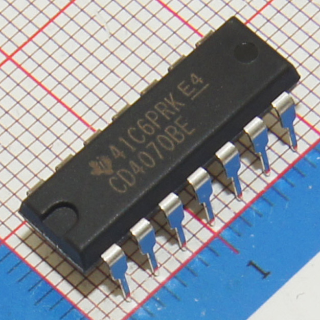 CD4070BE|TI|IC GATE XOR 4CH 2-INP 14-DIP