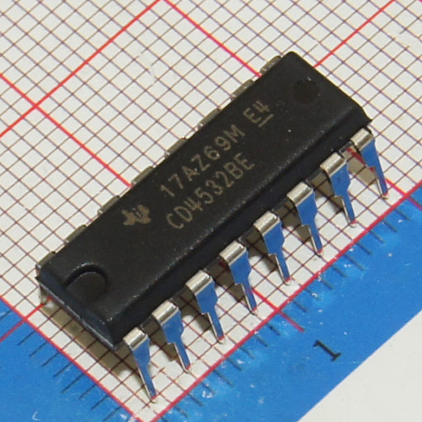 CD4532BE|TI|信号开关,多路复用器,解码器芯片|IC 8-BIT PRIORITY ENCODR 16-DIP