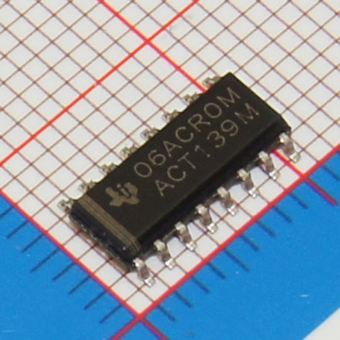 CD74ACT139M96E4|TI|信号开关,多路复用器,解码器芯片|IC DUAL 2-4 DECODER/DEMUX 16SOIC