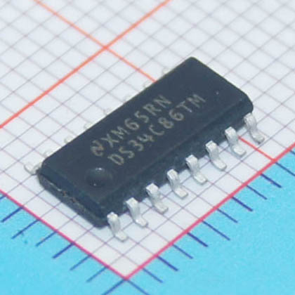 DS34C86TMX|TI|IC LINE RCVR QUAD CMOS 16-SOIC