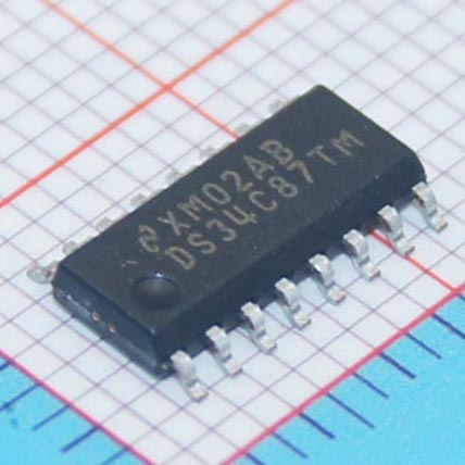 DS34C87TMX/NOPB|TI|IC LINE DRIVER QUAD CMOS 16-SOIC