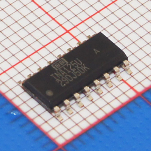 INA125UA|TI|运算放大器,缓冲放大器芯片|IC OPAMP INSTR 150KHZ 16SOIC