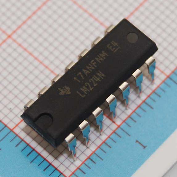 LM224NE4|TI|IC OPAMP GP 1.2MHZ 14DIP