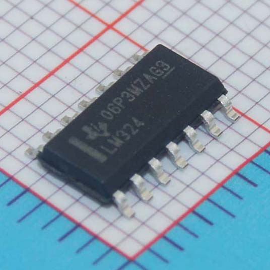 LM324DR|TI|IC OPAMP GP 1.2MHZ 14SOIC