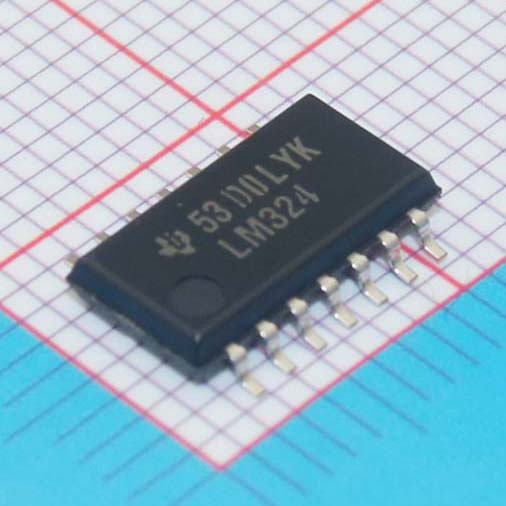 LM324NSR|TI|IC OPAMP GP 1.2MHZ 14SO