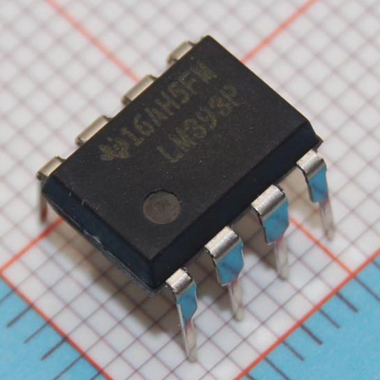 LM393PE4|TI|线性比较器芯片|IC DUAL DIFF COMPARATOR 8-DIP