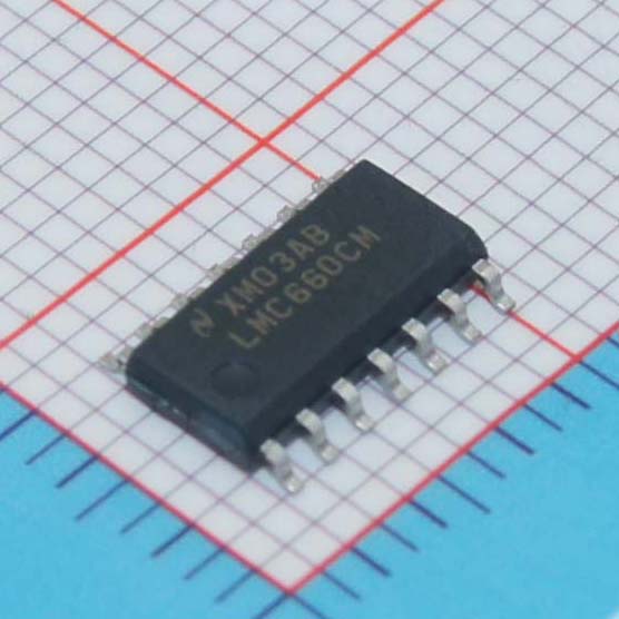 LMC660CMX/NOPB|TI|IC OPAMP GP 1.4MHZ RRO 14SOIC