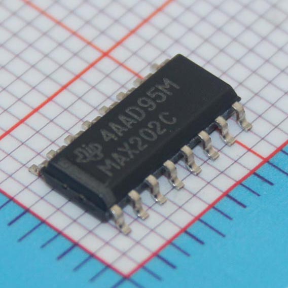 MAX202CDRE4|TI|IC TXRX DUAL RS232 5V 16-SOIC