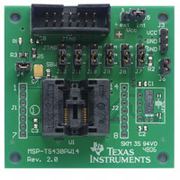 MSP-TS430PW14|TI|TARGET BOARD ZIF SKT MSP430