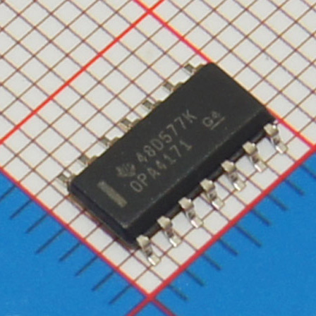 OPA4171AID|TI|IC OPAMP GP 3MHZ RRO 14SOIC