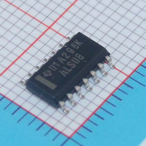 SN74ALS08DRG4|TI|栅极和逆变器芯片|IC GATE AND 4CH 2-INP 14-SOIC