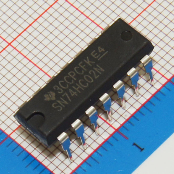 SN74HC02N|TI|IC GATE NOR 4CH 2-INP 14-DIP