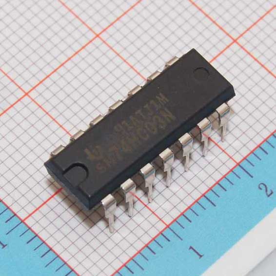 SN74HC03N|TI|IC GATE NAND 4CH 2-INP 14-DIP