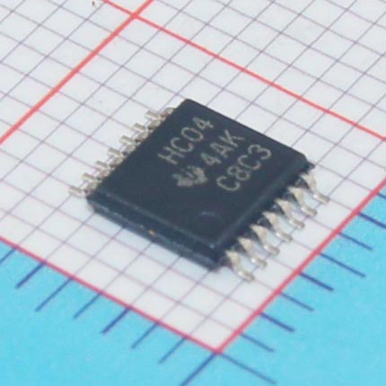 SN74HC04PWR|TI|IC HEX INVERTER 14-TSSOP