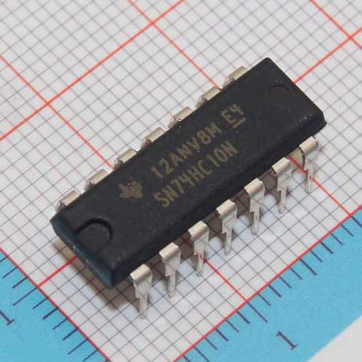 SN74HC10N|TI|IC GATE NAND 3CH 3-INP 14-DIP