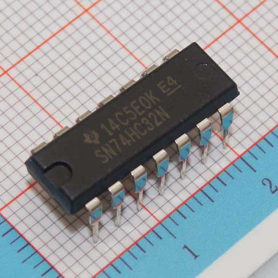 SN74HC32N|TI|IC GATE OR 4CH 2-INP 14-DIP