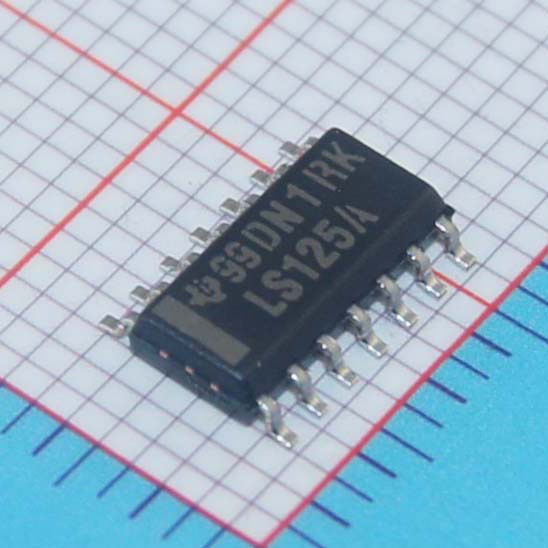 SN74LS125ADRG4|TI|缓冲器,驱动器,接收器,收发器芯片|IC BUS BUFF TRI-ST QD 14SOIC