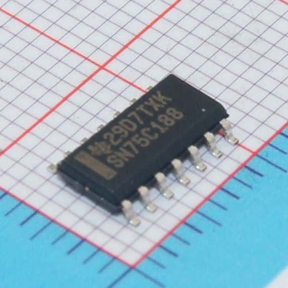 SN75C188DRE4|TI|IC QUAD LINE DRVR LP 14-SOIC