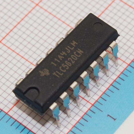 TLC5620CN|TI|IC QUAD 8-BIT D/A CONV 14-DIP