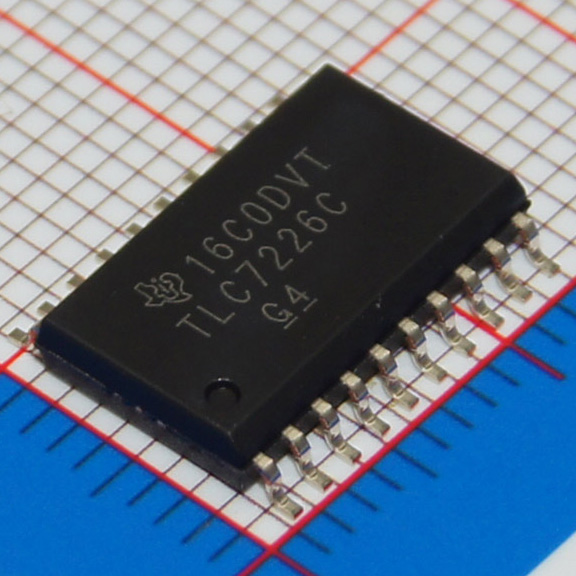 TLC7226CDWRG4|TI|IC DAC 8BIT QUAD V-OUT 20-SOIC