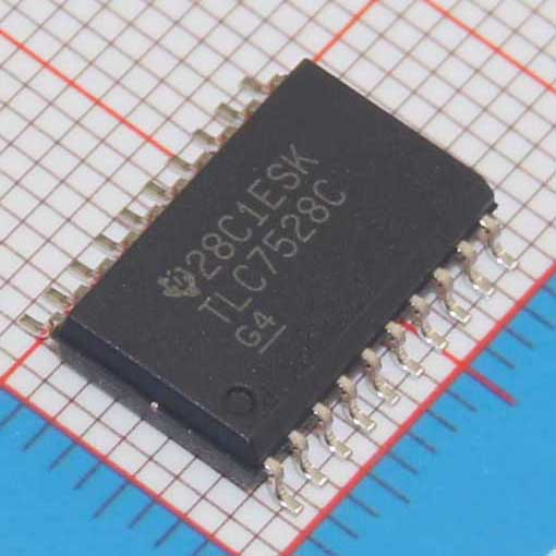 TLC7528CDWR|TI|IC DUAL 8-BIT MLTPLY DAC 20-SOIC