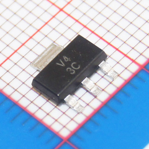 TLV1117CDCYRG3|TI|线性稳压器芯片|IC REG LDO ADJ 0.8A SOT223