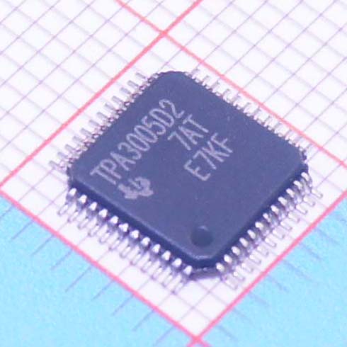 TPA3005D2PHPRG4|TI|音頻放大器芯片|IC AMP AUDIO PWR 6W STER 48TQFP